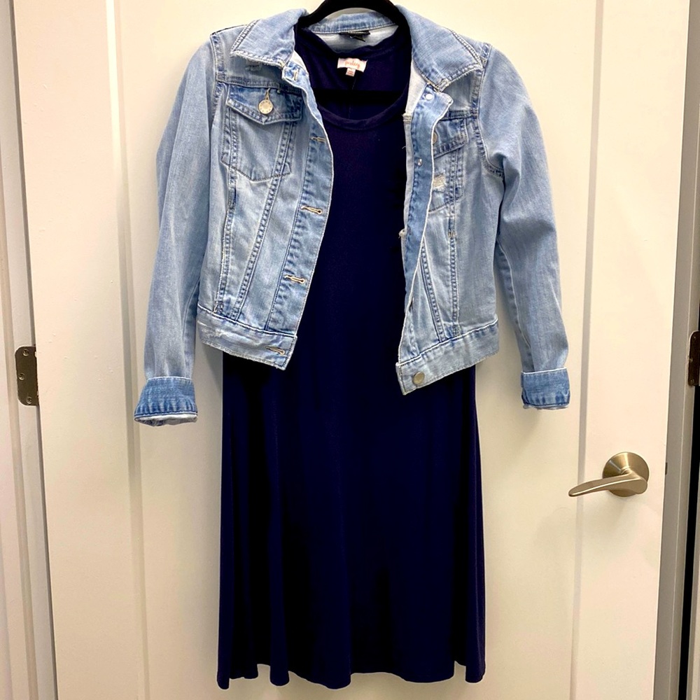 Navy blue dress, size small